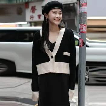 XITAO Patchwork Hit Color Black White Sweater Women Clothes 2019 Loose Short Thin Kntted Top Autumn Match All Fashion WLD2294
XITAO Patchwork Hit Color Black White Sweater Women Clothes 2019 Loose Short Thin Kntted Top Autumn Match All Fashion WLD2294