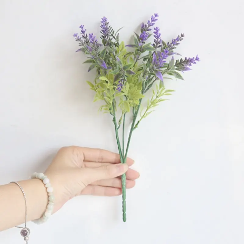 Plastic 15Heads Artificial Flowers Lavender Fake Bridal Bunch Wedding Party Home Decor Party Decor For Wedding
Plastic 15Heads Artificial Flowers Lavender Fake Bridal Bunch Wedding Party Home Decor Party Decor For Wedding