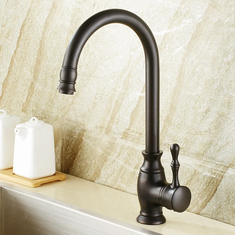 The kitchen sink dark bronze faucets Brass European executives cold and hot mixer black antique color dish kitchen sink faucet
The kitchen sink dark bronze faucets Brass European executives cold and hot mixer black antique color dish kitchen sink faucet