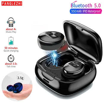 Bluetooth 5.0 Earphones XG12 TWS Sports Wireless Headphone Stereo Bass HIFI Handsfree Gaming Headset with Mic for Mobile Phone
Bluetooth 5.0 Earphones XG12 TWS Sports Wireless Headphone Stereo Bass HIFI Handsfree Gaming Headset with Mic for Mobile Phone