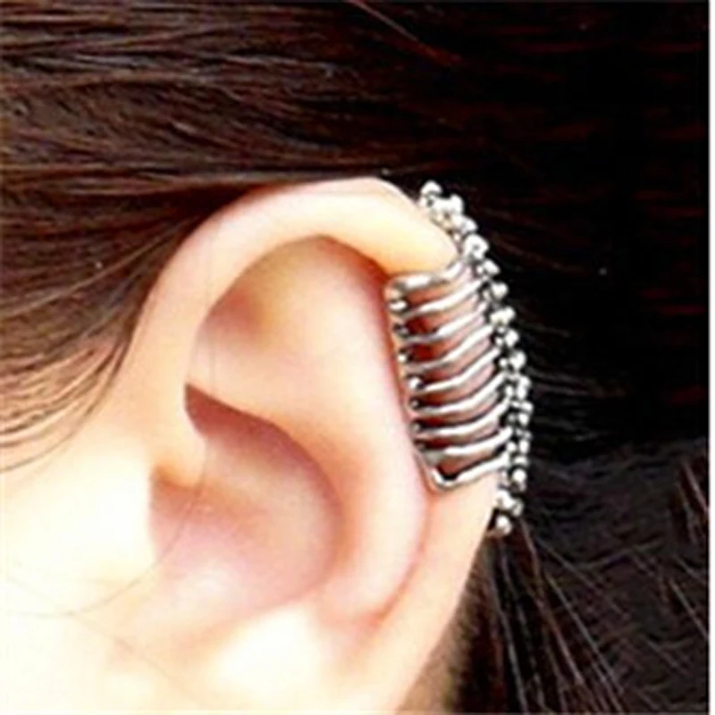 Free Shipping Newest Gothic Punk Rock Chain Ear Cuff Warp Clip Cuff Earrings for Women e033
Free Shipping Newest Gothic Punk Rock Chain Ear Cuff Warp Clip Cuff Earrings for Women e033