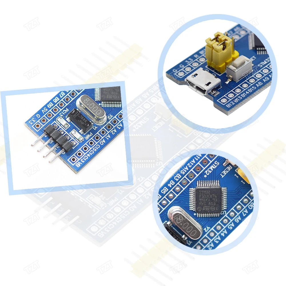 Макетная плата TZT STM32F103C8T6 ARM STM32 минимальный модуль STM для arduino оригинал|development