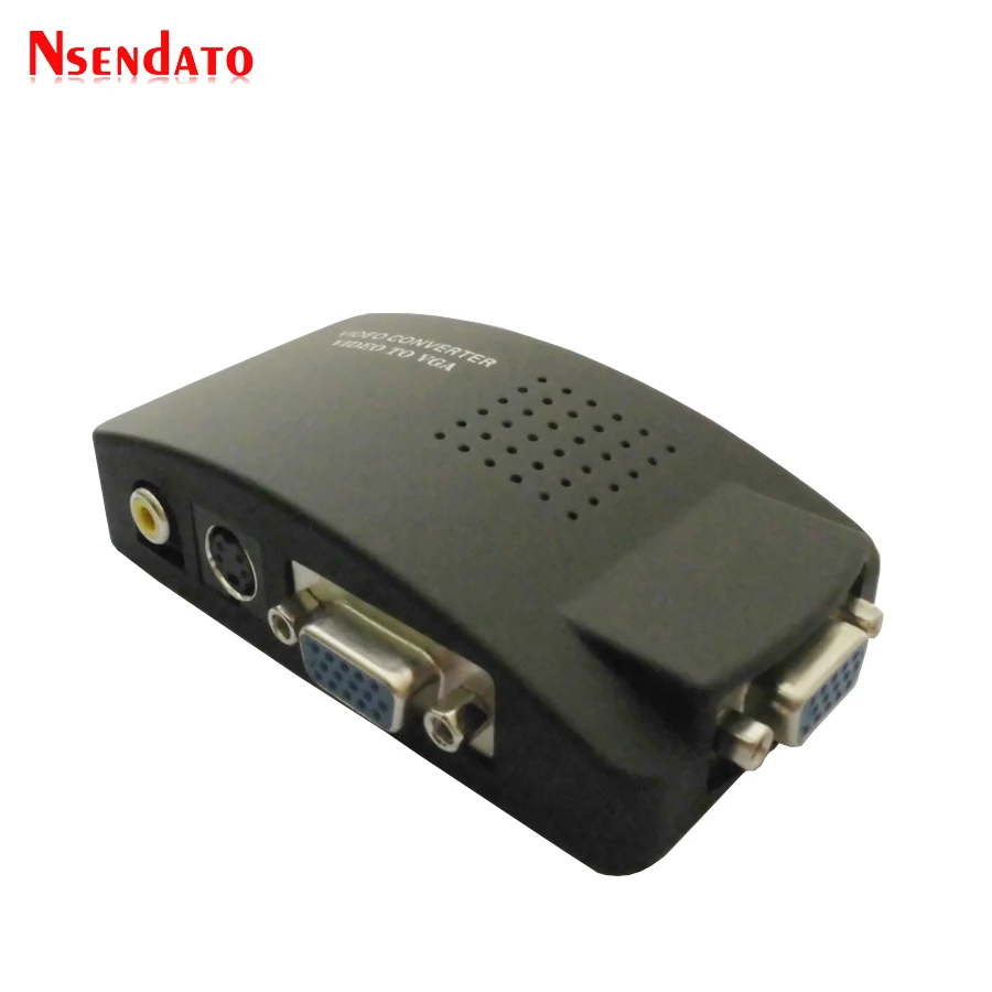PC Laptop Composite Video TV RCA Composite S-Video AV BNC In To PC VGA LCD Out Converter Adapter CRT/LCD monitor Switch Box
PC Laptop Composite Video TV RCA Composite S-Video AV BNC In To PC VGA LCD Out Converter Adapter CRT/LCD monitor Switch Box