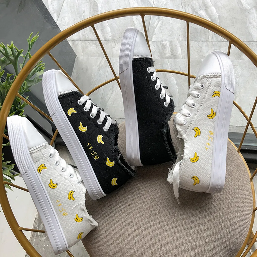 canvas shoes lace-up women shoes Casual Banana Canvas Sneakers Student Sport Shoes white sneakers women shoes 2019#G2
canvas shoes lace-up women shoes Casual Banana Canvas Sneakers Student Sport Shoes white sneakers women shoes 2019#G2