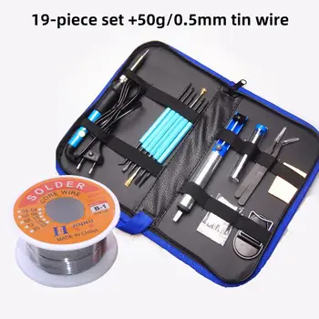 Yieryi Welding Tool Set 110V US Rules 19 Sets 220V European Regulations/19 Sets of Electric Iron Set & Jinhu 0.5mm Solder Wire
Yieryi Welding Tool Set 110V US Rules 19 Sets 220V European Regulations/19 Sets of Electric Iron Set & Jinhu 0.5mm Solder Wire