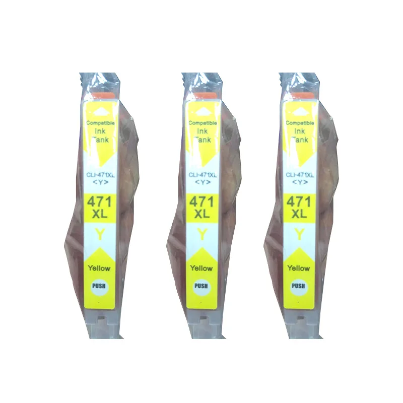 3 шт. CLI471 CLI-471 CLI-471XL 471 желтый полный картридж Замена для canon PIXMA MG5740 MG6840 TS5040 TS6040 принтер
3 шт. CLI471 CLI-471 CLI-471XL 471 желтый полный картридж Замена для canon PIXMA MG5740 MG6840 TS5040 TS6040 принтер
