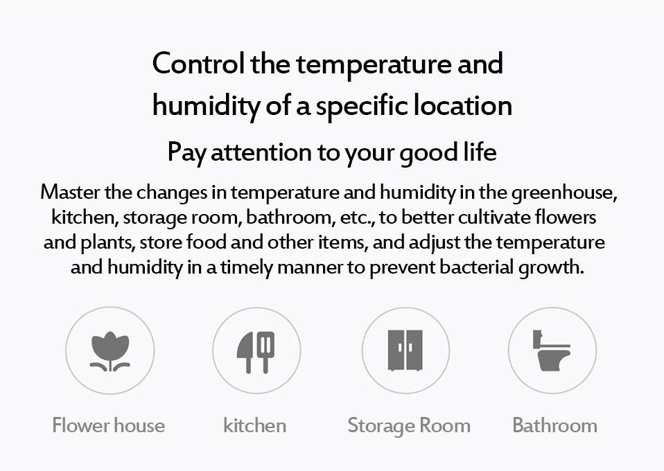 6Xiaomi Mijia BT4.0 Wireless Smart Electric Digital clock Indoor&Outdoor Hygrometer Thermometer LCD Temperature Measuring Tools Set