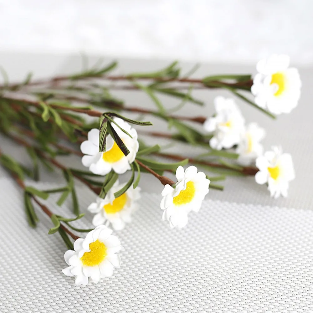 8 Heads Artificial DIY Silk Fake Flowers Leaf Daisy artificial flowers Wedding fake flowers Decor Bouquet WH Wonderful 0.8
8 Heads Artificial DIY Silk Fake Flowers Leaf Daisy artificial flowers Wedding fake flowers Decor Bouquet WH Wonderful 0.8