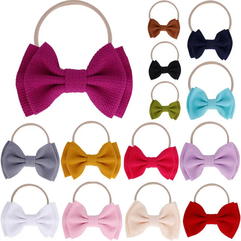 1 PC Infant Baby Girl Cute Solid Bow Headband Newborn Headwear Headdress Hair Band
1 PC Infant Baby Girl Cute Solid Bow Headband Newborn Headwear Headdress Hair Band