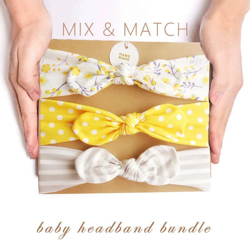 Handmade Set of 3 Top Knot Headband for Baby Girls Fashion Floral Prints Baby Headbands Polka Dot Headwear Kid Hair Accessories
Handmade Set of 3 Top Knot Headband for Baby Girls Fashion Floral Prints Baby Headbands Polka Dot Headwear Kid Hair Accessories
