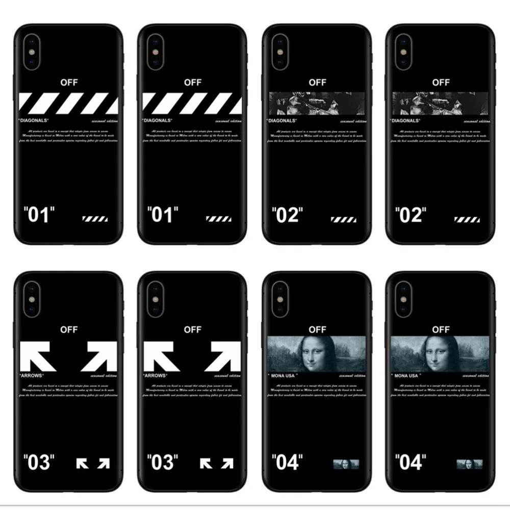 New Twill off ow stripes soft silicon cover case for iphone 6 6S S plus 7 7plus 8 8plus X XR XS MAX white arrow phone couqe capa
New Twill off ow stripes soft silicon cover case for iphone 6 6S S plus 7 7plus 8 8plus X XR XS MAX white arrow phone couqe capa