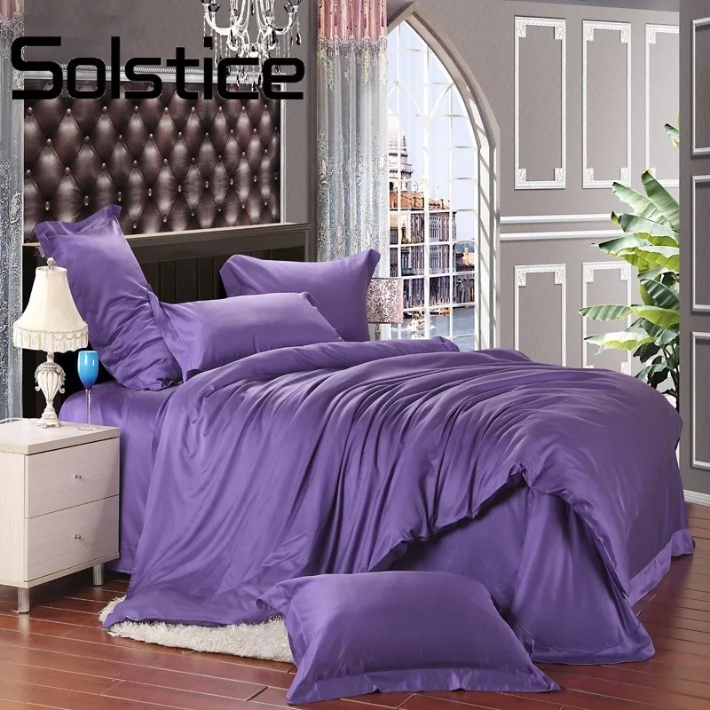 Solstice Home Textile 2018 Pure Tencel Standard Violet Luxurious Bedsheet Bedlinen Sets King Queen Size 30
Solstice Home Textile 2018 Pure Tencel Standard Violet Luxurious Bedsheet Bedlinen Sets King Queen Size 30