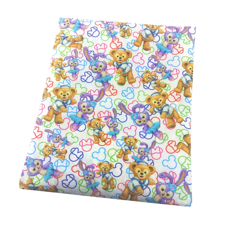 David accessories 50*145cm Cartoon Polyester cotton fabric for Tissue Kids Bedding home textile for Sewing Tilda Doll,56853
David accessories 50*145cm Cartoon Polyester cotton fabric for Tissue Kids Bedding home textile for Sewing Tilda Doll,56853