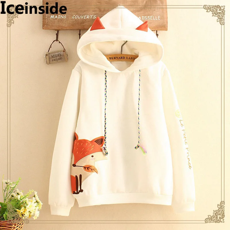 Japanese Women Harajuku Hooded Sweatshirts Womens Cute Fox Embroidered Patch Plus Velvet Hoodies Fleece Tops
Japanese Women Harajuku Hooded Sweatshirts Womens Cute Fox Embroidered Patch Plus Velvet Hoodies Fleece Tops