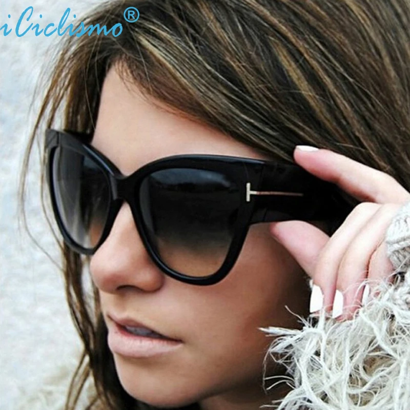 2017 New Tom Fashion Brand Designer Cat Eye Women Sunglasses Female Gradient Points Sun Glasses Big Oculos feminino de sol TF
2017 New Tom Fashion Brand Designer Cat Eye Women Sunglasses Female Gradient Points Sun Glasses Big Oculos feminino de sol TF