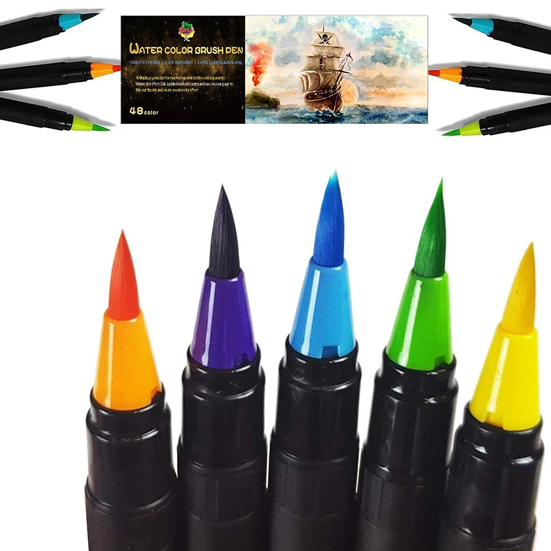 Coloring Drawing Markers Children Office Calligraphy Pen Colored Artist Fabricolor Lettering Colors Soft Watercolor Brush Pen Se
Coloring Drawing Markers Children Office Calligraphy Pen Colored Artist Fabricolor Lettering Colors Soft Watercolor Brush Pen Se