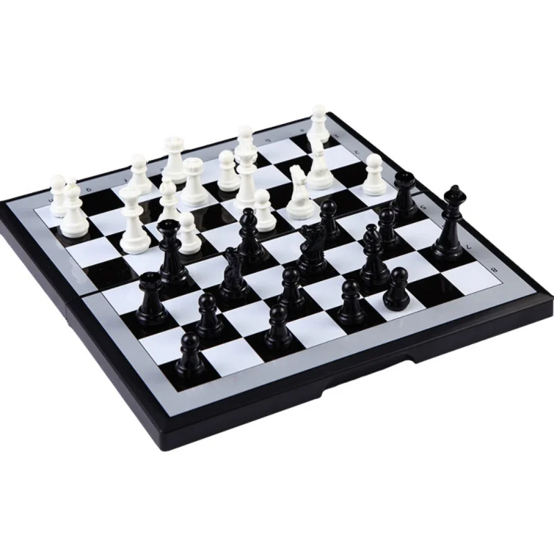 2019 new Chess Magnet Folding Chess Pieces / Plastic Complete Chess Pieces Chess Game Entertainment Black and White
2019 new Chess Magnet Folding Chess Pieces / Plastic Complete Chess Pieces Chess Game Entertainment Black and White