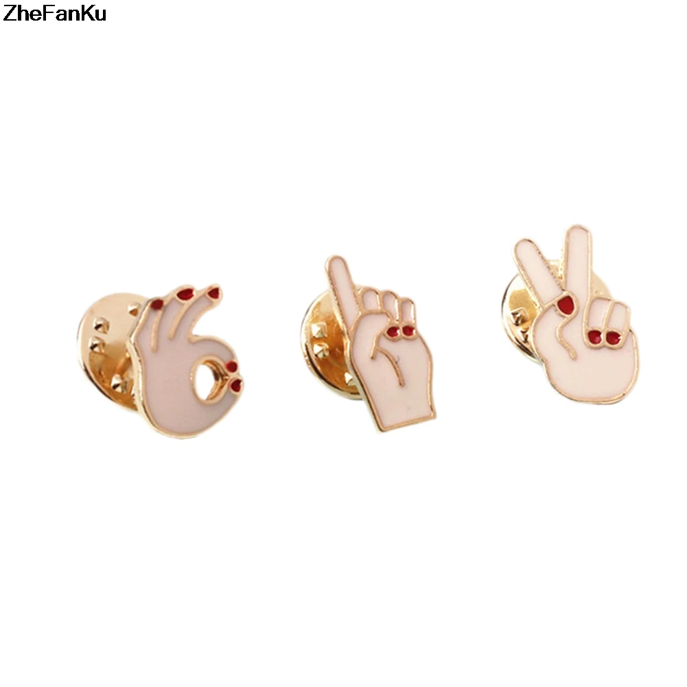 1pc 2019 new arrival fashion lovely girls gift brooches enamel OK /V sign costume brooch pins set accessories for women
1pc 2019 new arrival fashion lovely girls gift brooches enamel OK /V sign costume brooch pins set accessories for women