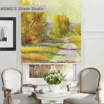 MOMO Roller Blinds Blackout Design Window Blinds Shades Painting Curtains Roller Shades Thermal Fabric Custom Size, PRB set524
MOMO Roller Blinds Blackout Design Window Blinds Shades Painting Curtains Roller Shades Thermal Fabric Custom Size, PRB set524