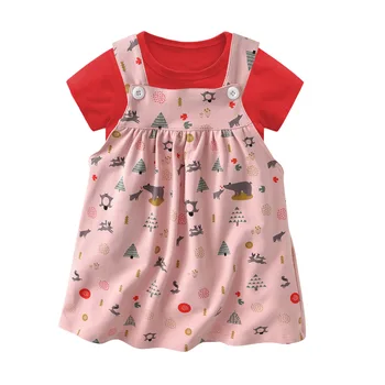 OKLADY 2019 Baby Dresses Baby Girls Cotton Short Sleeve T-shirt Print Red Slip Dress Navy Blue Flower Girl Dress 2t 18 Months 3t
OKLADY 2019 Baby Dresses Baby Girls Cotton Short Sleeve T-shirt Print Red Slip Dress Navy Blue Flower Girl Dress 2t 18 Months 3t