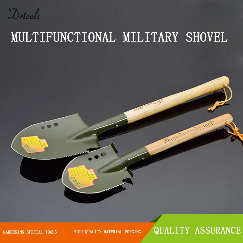 Multifunctional camping wooden handle military portable folding shovel survival shovel emergency garden with scale tool GT132
Multifunctional camping wooden handle military portable folding shovel survival shovel emergency garden with scale tool GT132