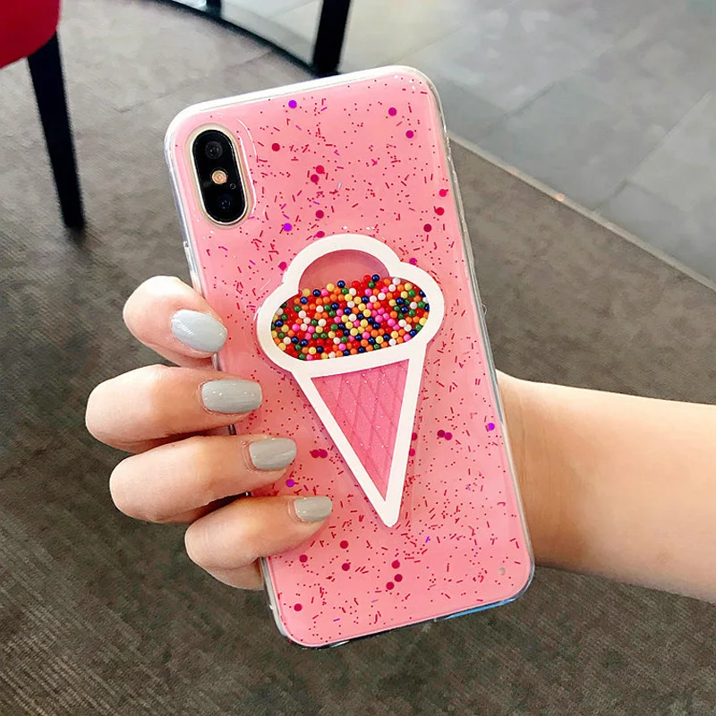 Glitter Rainbow Candy Ice Cream Phone Case For iPhone 6s 6 7 8 Plus Soft Transparent Cases Cover For iPhone 7 8 Plus X XS MAX XR
Glitter Rainbow Candy Ice Cream Phone Case For iPhone 6s 6 7 8 Plus Soft Transparent Cases Cover For iPhone 7 8 Plus X XS MAX XR