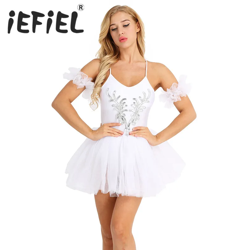 iEFiEL Adults Women Ballet Tutu Rehearsal Practice Dancing Costumes for Women Stage Performance Dress White Ballet Dancewear
iEFiEL Adults Women Ballet Tutu Rehearsal Practice Dancing Costumes for Women Stage Performance Dress White Ballet Dancewear