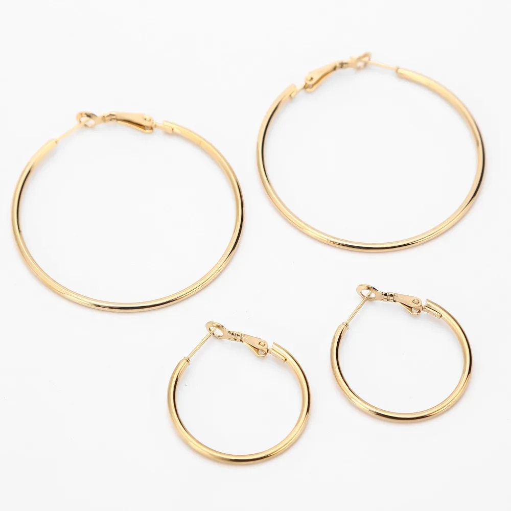 Vintage Women Yellow Gold Filled Smooth Thiny Round Huggie Hoop Earrings 30mm/50mm
Vintage Women Yellow Gold Filled Smooth Thiny Round Huggie Hoop Earrings 30mm/50mm