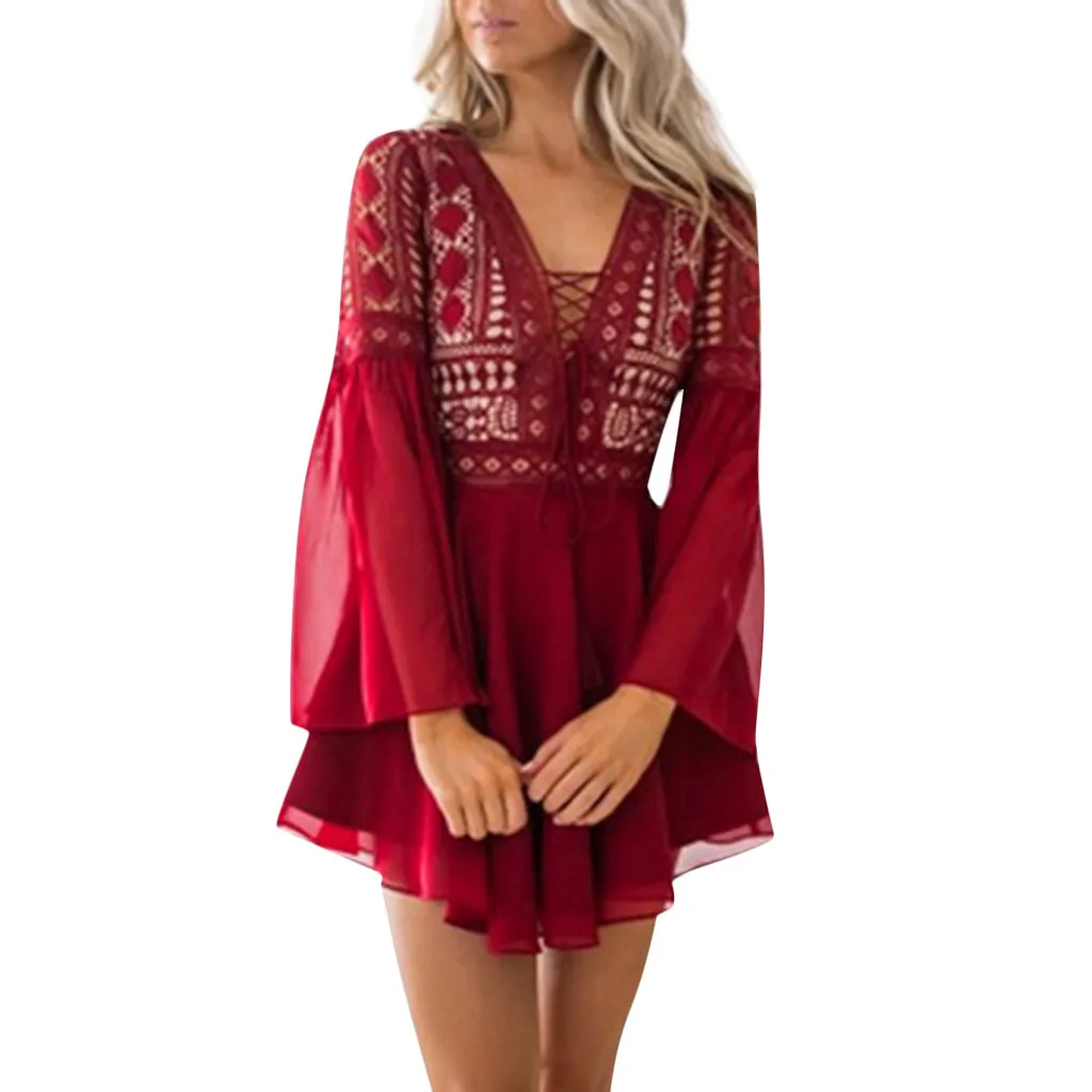 2019 MAXIORILL New Women Lace Long Sleeve Bodycon Cocktail Party Dress Bandage Dressesплатье Wholesale T3
2019 MAXIORILL New Women Lace Long Sleeve Bodycon Cocktail Party Dress Bandage Dressesплатье Wholesale T3