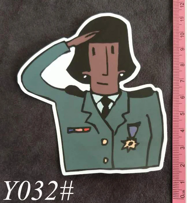 Y032# Colonel salute PVC Big Sticker Home Decor Fridge Styling Wall Travel Suitcase Graffiti Stickers Buy 3 get 4 | Игрушки и хобби