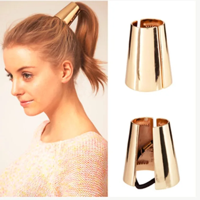 Gold Color and Silver Plated Fashion Punk Rock Metal Circle Ring Hair Cuff Wrap Ponytail Holder Band Clip Claw for Women
Gold Color and Silver Plated Fashion Punk Rock Metal Circle Ring Hair Cuff Wrap Ponytail Holder Band Clip Claw for Women