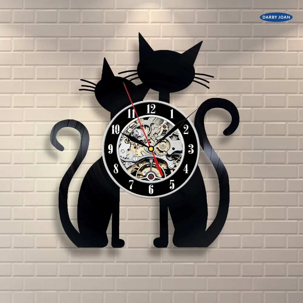 12 Inch Creative Cute I Love Cats Exclusive Wall Clock Made Of Vinyl Record Home Decor Art Gift 1Piece Personalized
12 Inch Creative Cute I Love Cats Exclusive Wall Clock Made Of Vinyl Record Home Decor Art Gift 1Piece Personalized