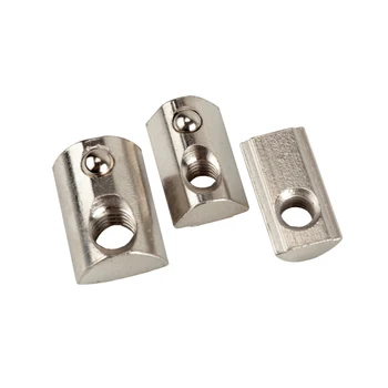 Hot sale 4040 Half round nut M3 M4 M5 M6 M8 steel ball nut block elastic nut EU standard 40/45 series aluminum profile parts
Hot sale 4040 Half round nut M3 M4 M5 M6 M8 steel ball nut block elastic nut EU standard 40/45 series aluminum profile parts