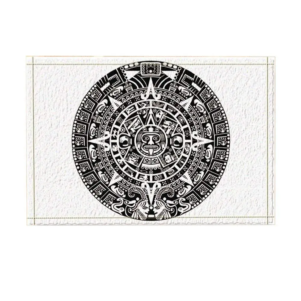 Egyptians Decor, Vector of Mayan Calendar Mildew Resistant Polyester Fabric Shower Curtains, Bathroom Shower Curtain with Rings
Egyptians Decor, Vector of Mayan Calendar Mildew Resistant Polyester Fabric Shower Curtains, Bathroom Shower Curtain with Rings