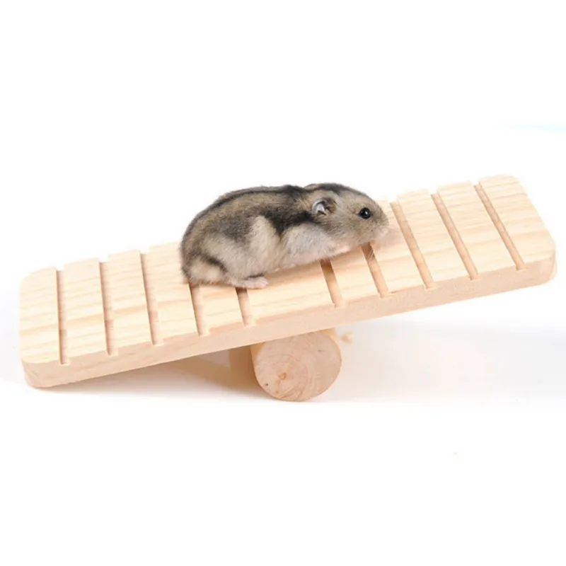 Wooden Small Animal Rabbit Hamster Seesaw Gerbil Rat Mouse Exercise Playing Climbing Toy
Wooden Small Animal Rabbit Hamster Seesaw Gerbil Rat Mouse Exercise Playing Climbing Toy