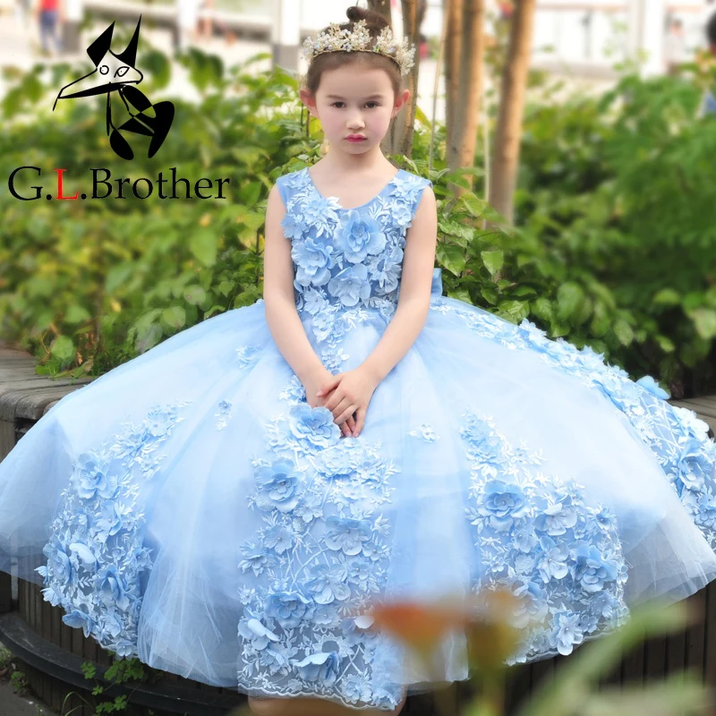 Appliques Ball Gown Big Bow Princess Dress 2018 Flower Girls Dresses Floor Length Children Wedding Party Kids Dress Luxury D148
Appliques Ball Gown Big Bow Princess Dress 2018 Flower Girls Dresses Floor Length Children Wedding Party Kids Dress Luxury D148