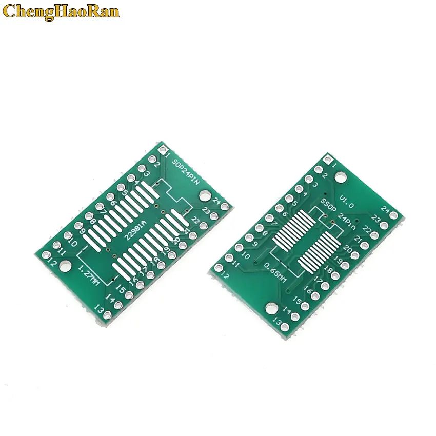 ChengHaoRan 5 шт. SOP24 SSOP24 TSSOP24 to DIP24 PCB SMD DIP/адаптер пластина шаг 0,65/1,27 мм PCB плата
ChengHaoRan 5 шт. SOP24 SSOP24 TSSOP24 to DIP24 PCB SMD DIP/адаптер пластина шаг 0,65/1,27 мм PCB плата