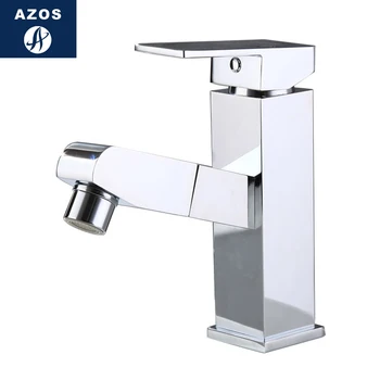 Azos Basin faucet Pull-out Wash Basin Brass Chrome Cold and Hot Switch Two Function Balcony Below Counter Basin Laundry Pool Squ
Azos Basin faucet Pull-out Wash Basin Brass Chrome Cold and Hot Switch Two Function Balcony Below Counter Basin Laundry Pool Squ