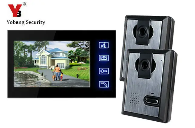 Yobang Security 7" Video Wired Intercom Night Vision IR Camera Door Phone For Villa Doorbell Monitor Access Control System
Yobang Security 7" Video Wired Intercom Night Vision IR Camera Door Phone For Villa Doorbell Monitor Access Control System
