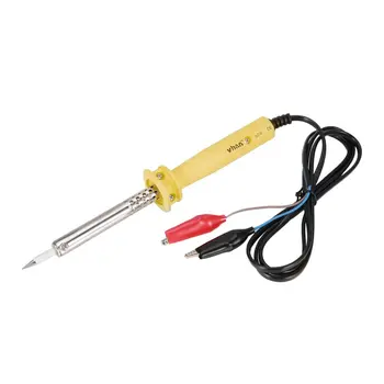 12V DC 60W Car Auto Crocodile Battery Clip Powered Electric Soldering Iron Welding Solder Electric Heat Pencil Soldering Pen
12V DC 60W Car Auto Crocodile Battery Clip Powered Electric Soldering Iron Welding Solder Electric Heat Pencil Soldering Pen