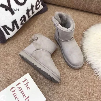 The latest high-quality snow boots in Europe in 2019, real sheepskin, 100% wool, the warmest women boots
The latest high-quality snow boots in Europe in 2019, real sheepskin, 100% wool, the warmest women boots