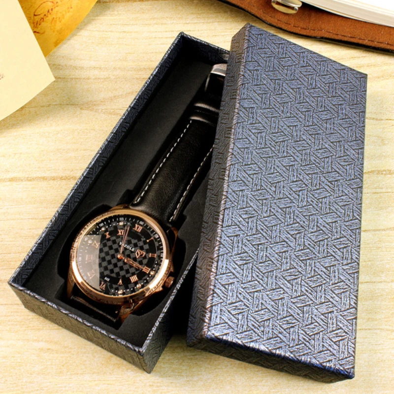 Luxury Paper Checkered Watch Gift Box Jewelry Display Collection Storage Case Watch Organizer Box Holder For Watch Jewelry 
Luxury Paper Checkered Watch Gift Box Jewelry Display Collection Storage Case Watch Organizer Box Holder For Watch Jewelry
