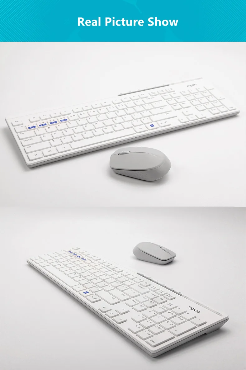 ph&co PC Depot. RAPOO 8100M BLUETOOTH KEYBOARD MOUSE COMBO BLACK