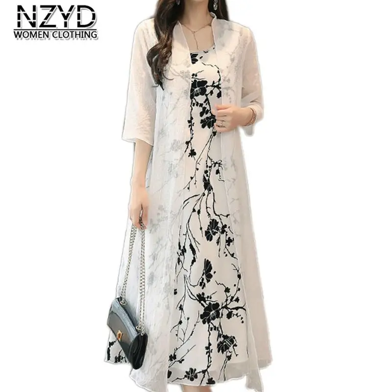 2018 Summer Women Sets New Style Fashion Vintage Chiffon Thin Coat Printing Dress Two-Piece Suits Loose Female Suits NZYD660
2018 Summer Women Sets New Style Fashion Vintage Chiffon Thin Coat Printing Dress Two-Piece Suits Loose Female Suits NZYD660