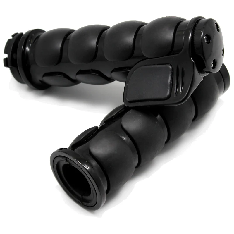 ROAOPP Motorcycle Hand Grips 25MM Handlebar One Pair For Harley Street Glide Kawasaki Vulcan 800 900 1500 1600 2000 Classic VN