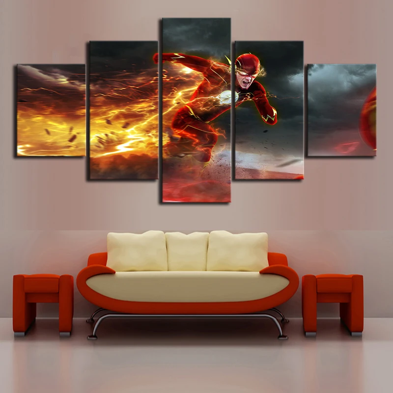 5 Piece HD Pictures The Flash Movie Poster Paintings Canvas Art Decorative Paintings for Home Decor Wall Art 
5 Piece HD Pictures The Flash Movie Poster Paintings Canvas Art Decorative Paintings for Home Decor Wall Art