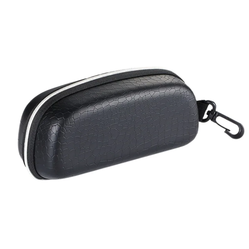 

Bags Women Men Eyewear Case Black Retro Style Zipper Leather Sunglasses Glasses Hard Cases Protector Bags Box