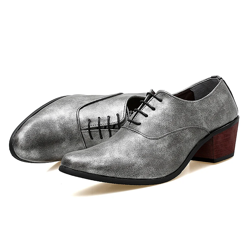 mixed colors blue men patent leather shoes italian height increasing wedding evening male footwear man unique dress oxford shoes (92)