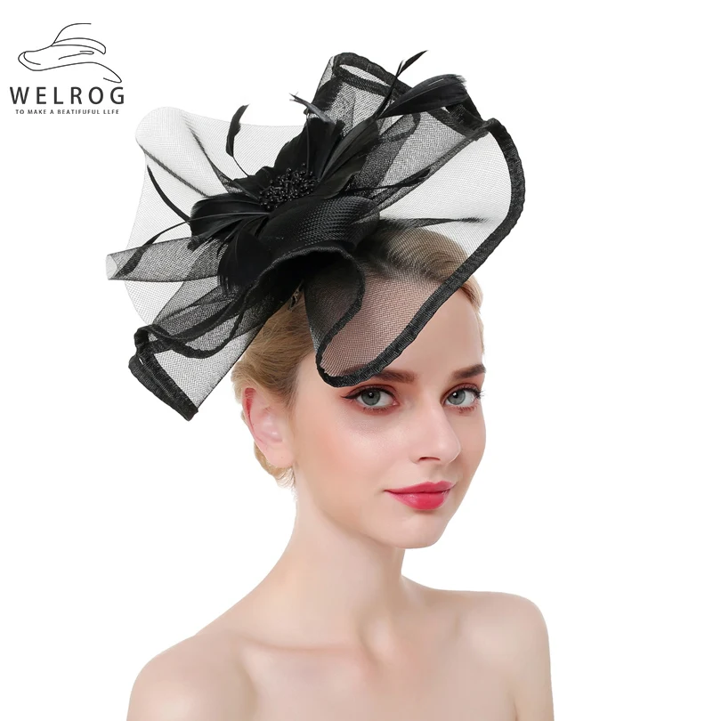 WELROG 2019 New Women Ladies Fascinators On Headband Tea Cocktail Hair Clips Fascinators Feather Headwear Polyester Hairpins
WELROG 2019 New Women Ladies Fascinators On Headband Tea Cocktail Hair Clips Fascinators Feather Headwear Polyester Hairpins