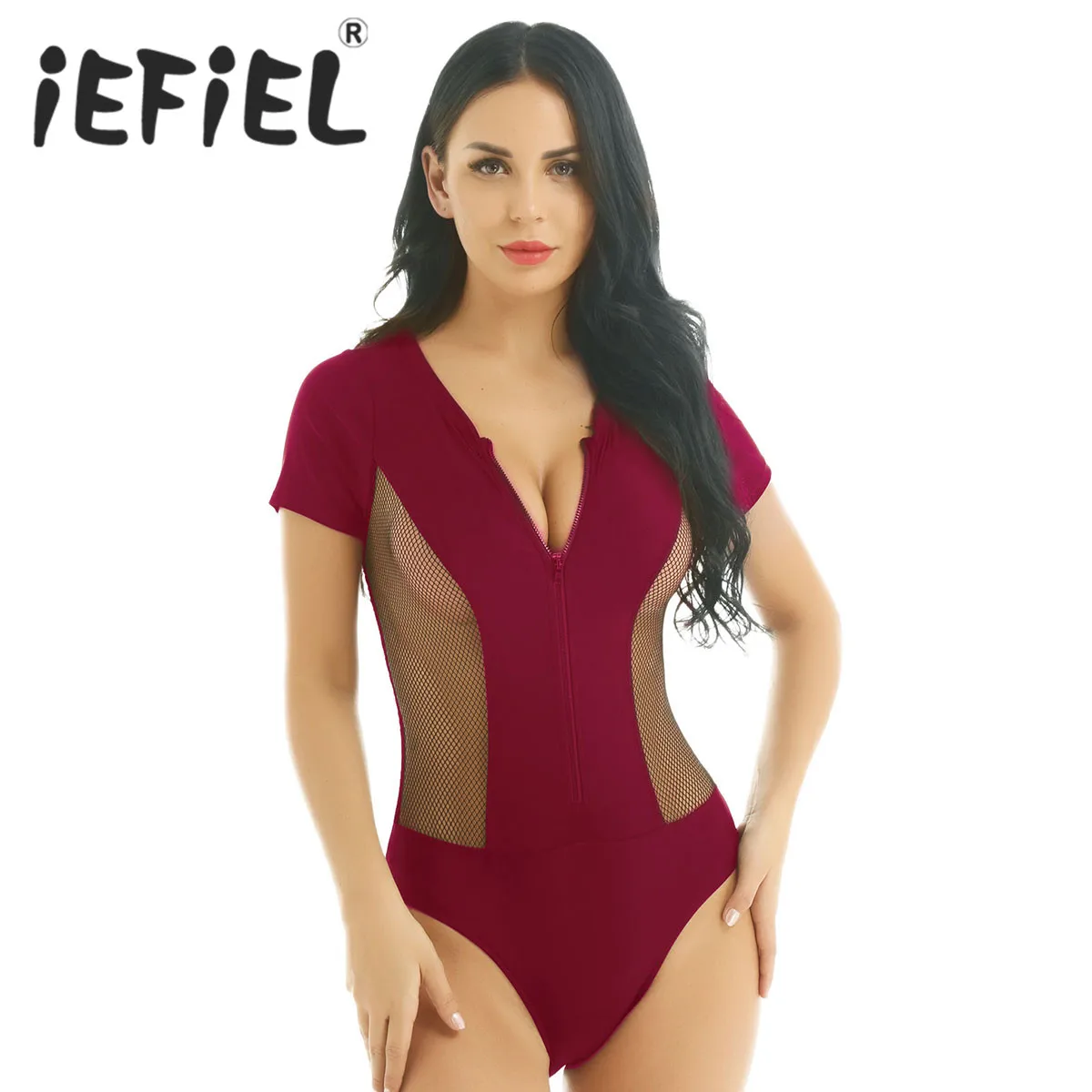 Sexy Swimsuit Women Swimwear One Piece Bodysuit Monokini Front Zippe Two Sides Mesh Bathing Swim Suits Wear Female Beachwear
Sexy Swimsuit Women Swimwear One Piece Bodysuit Monokini Front Zippe Two Sides Mesh Bathing Swim Suits Wear Female Beachwear